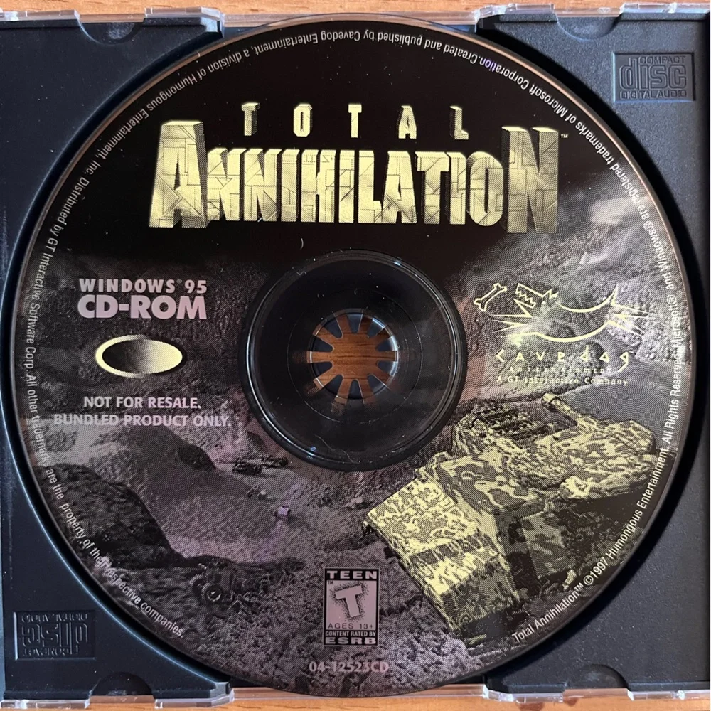 🌺3/$12 Total Annihilation PC Game CD
